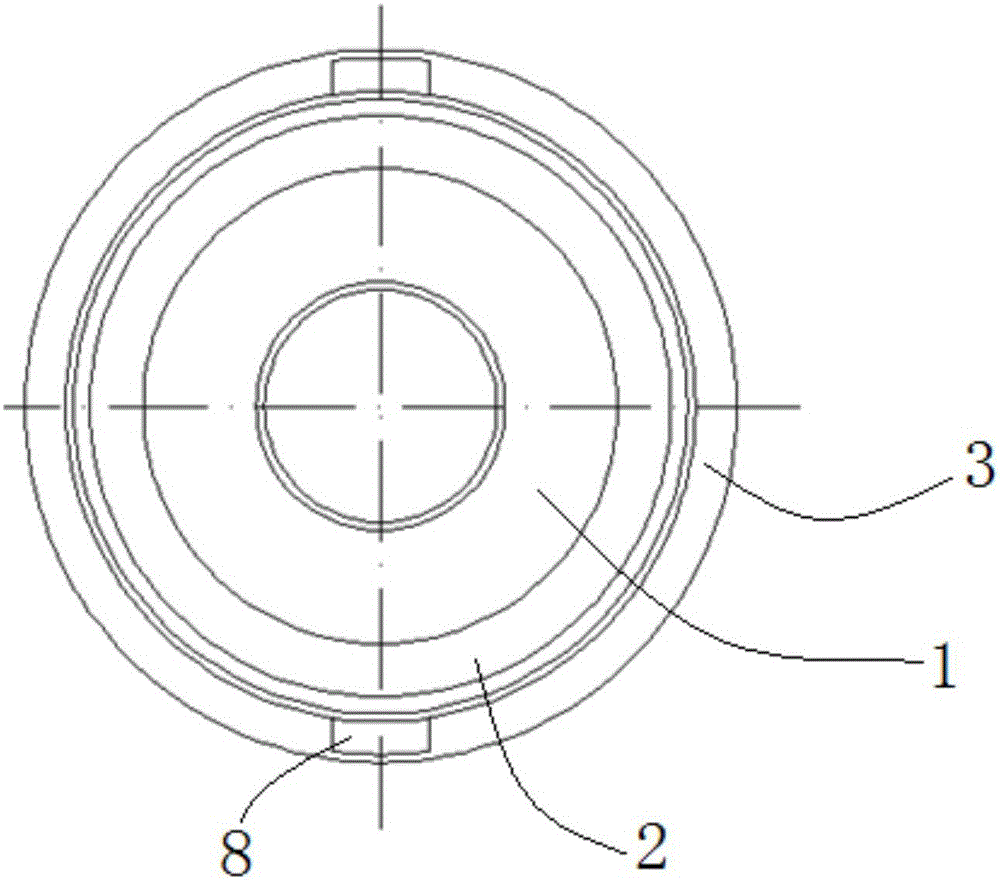 Shock absorption structure of rack and pinion steering gear and installation method of shock absorption structure