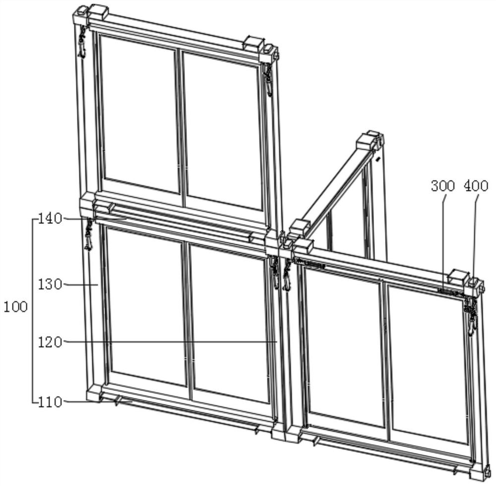 Multifunctional periphery variable wall mechanism of fabricated building