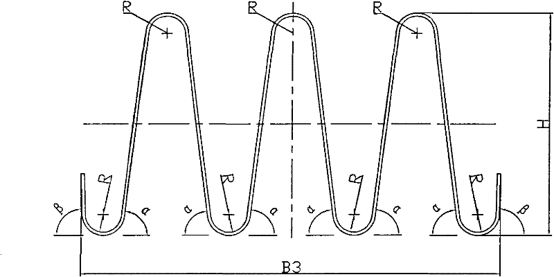 Continuous roll cold bending forming method for stainless steel corrugated plates