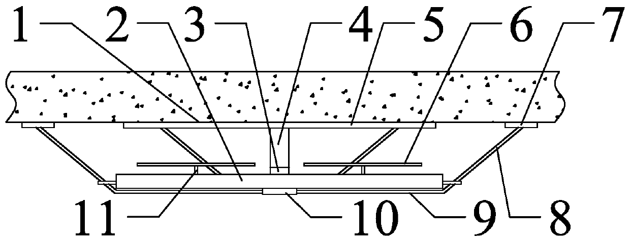 Unmanned aerial vehicle (UAV) based concrete crack detection device and method