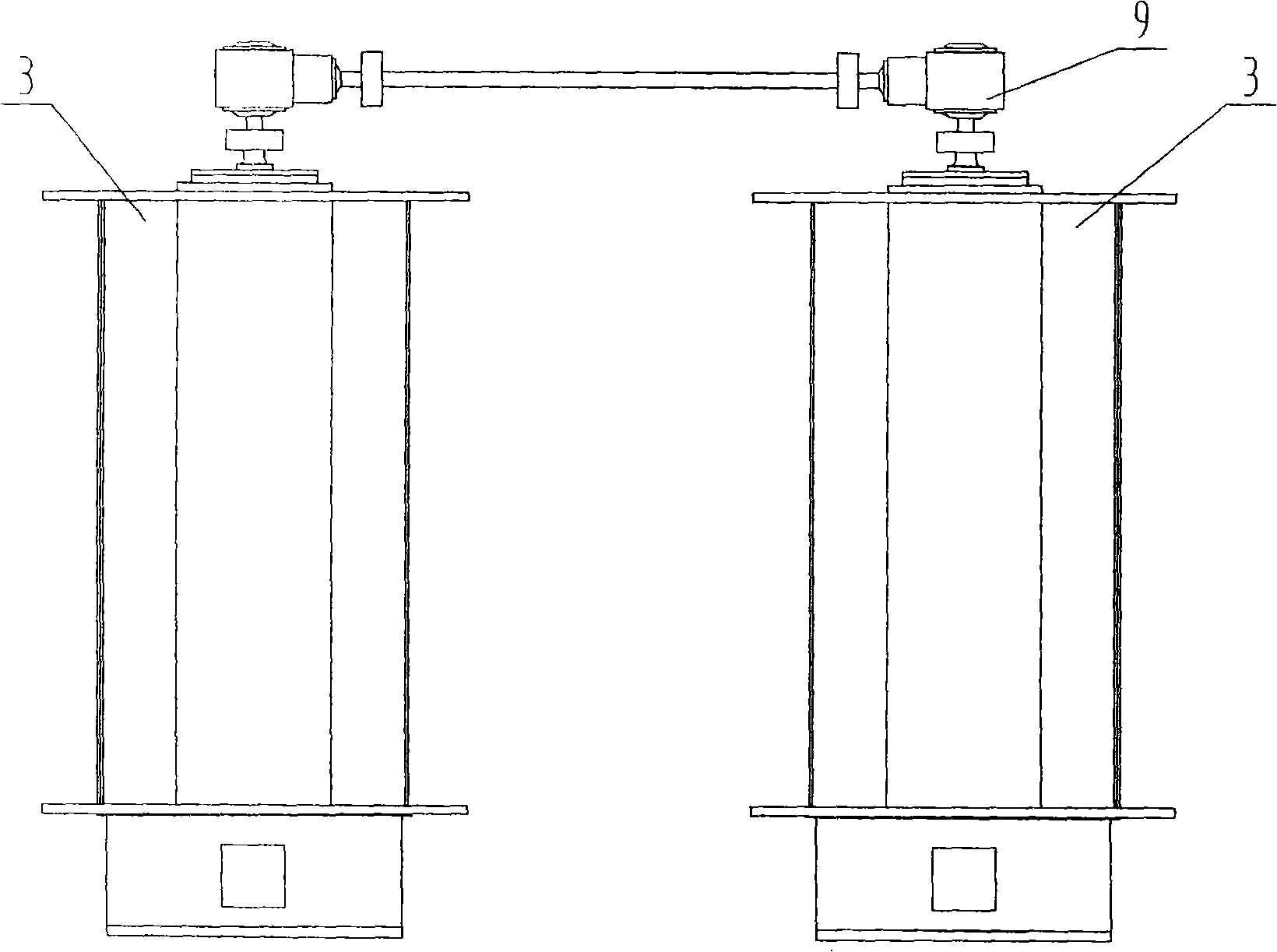 Double-combination dual-shaft synchronous oscillation device