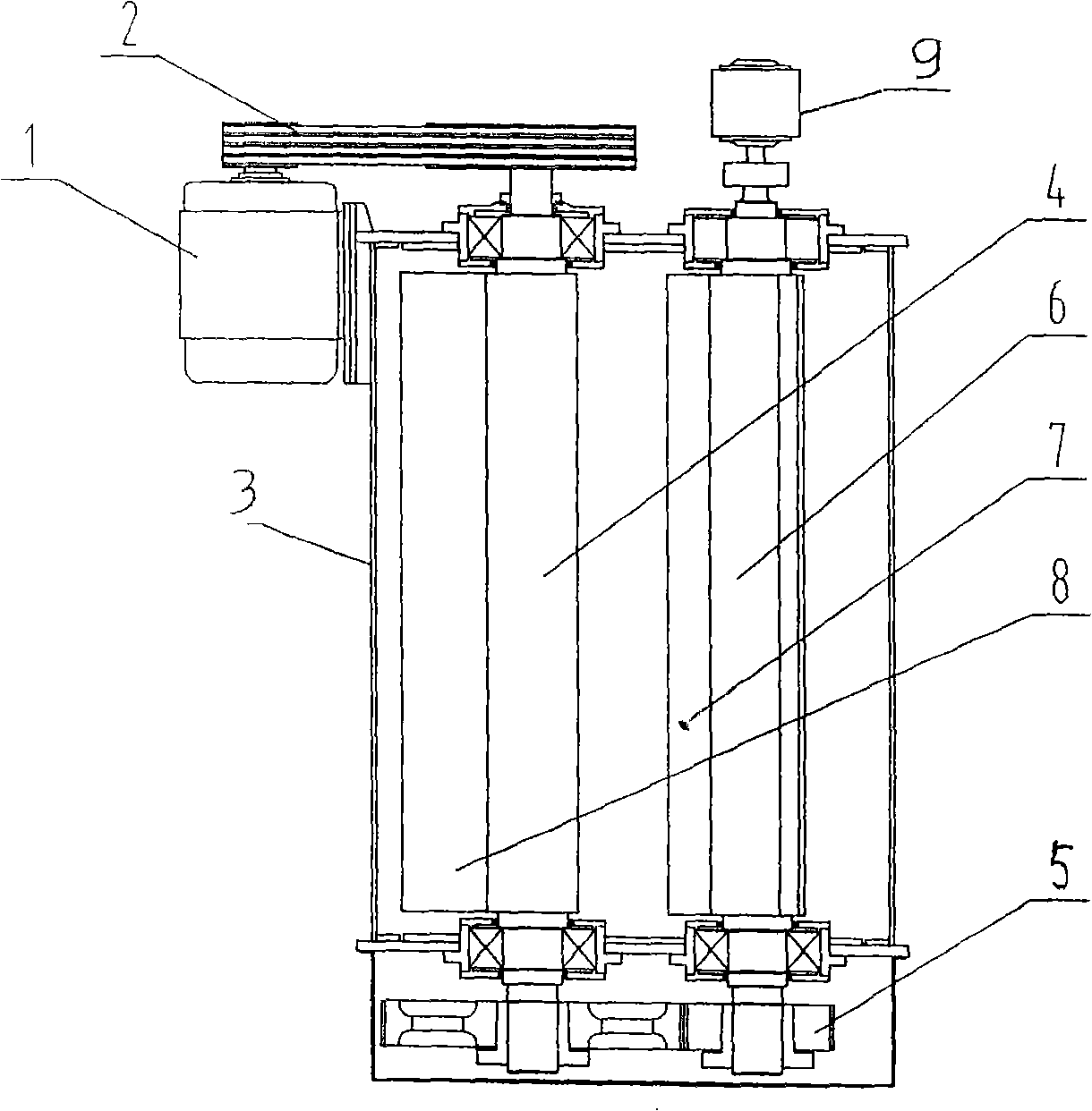 Double-combination dual-shaft synchronous oscillation device