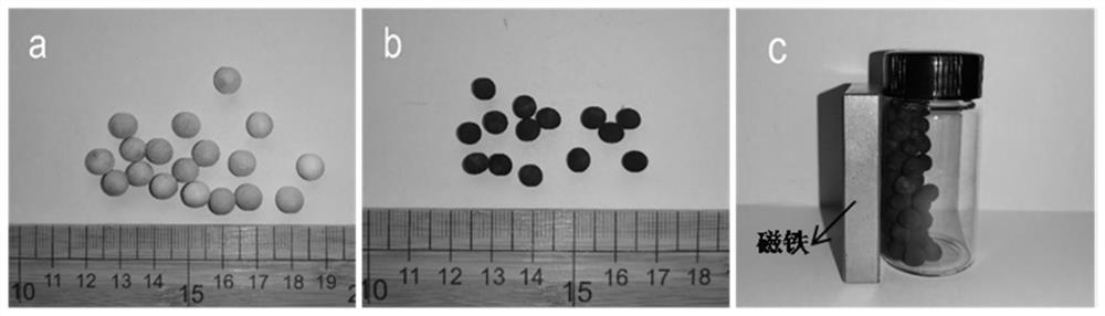A kind of magnetic porous carbon material and its preparation method and application