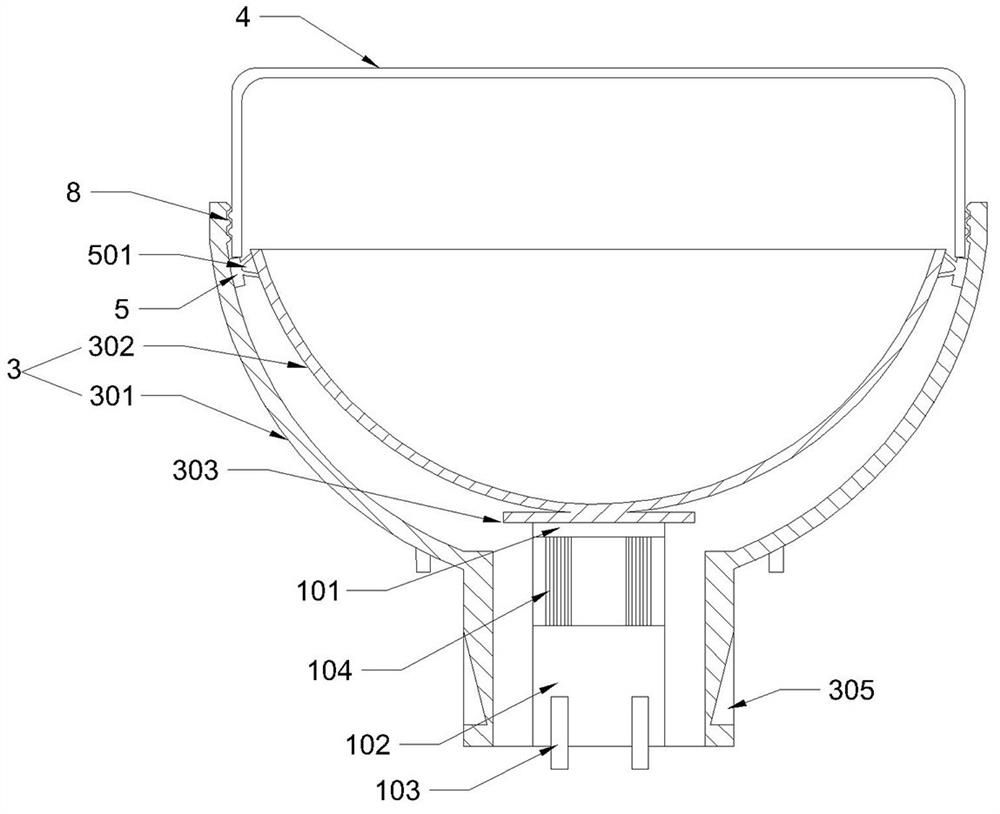 LED lamp convenient to assemble