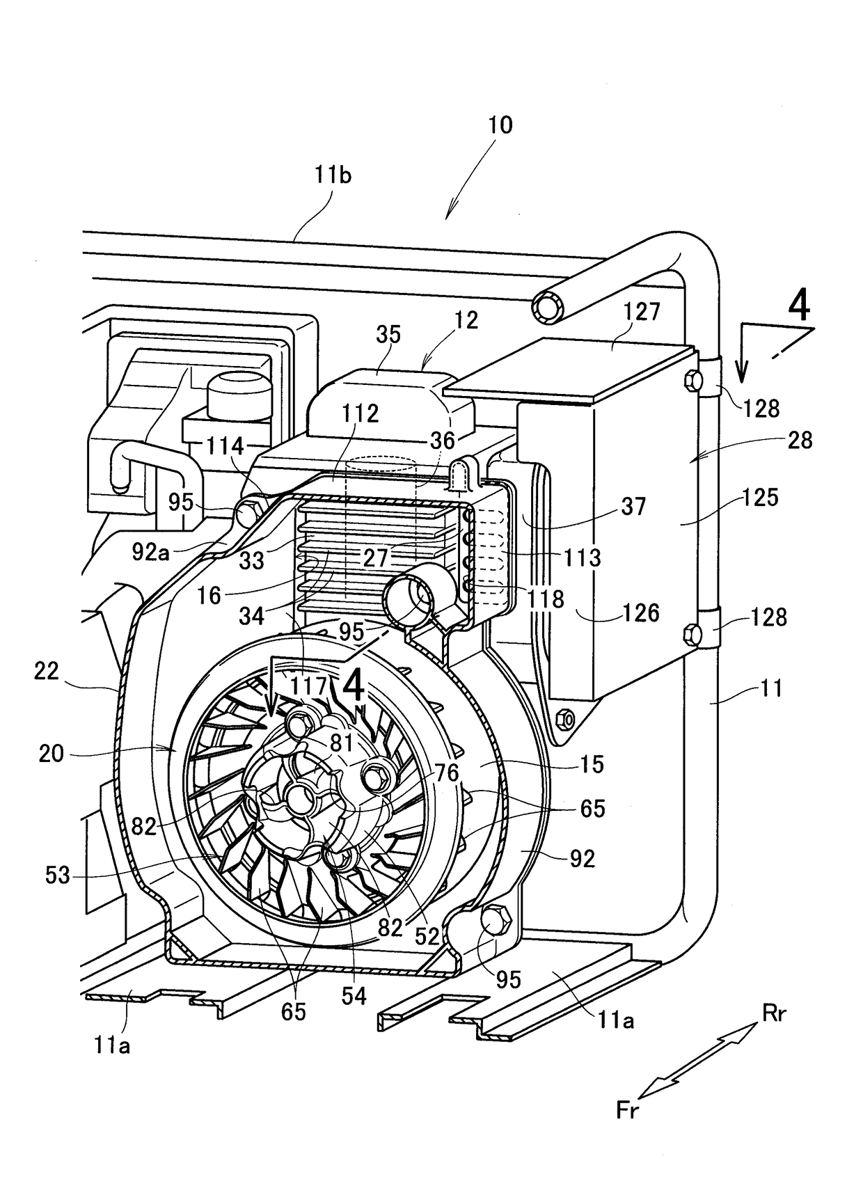 Engine-driven generator