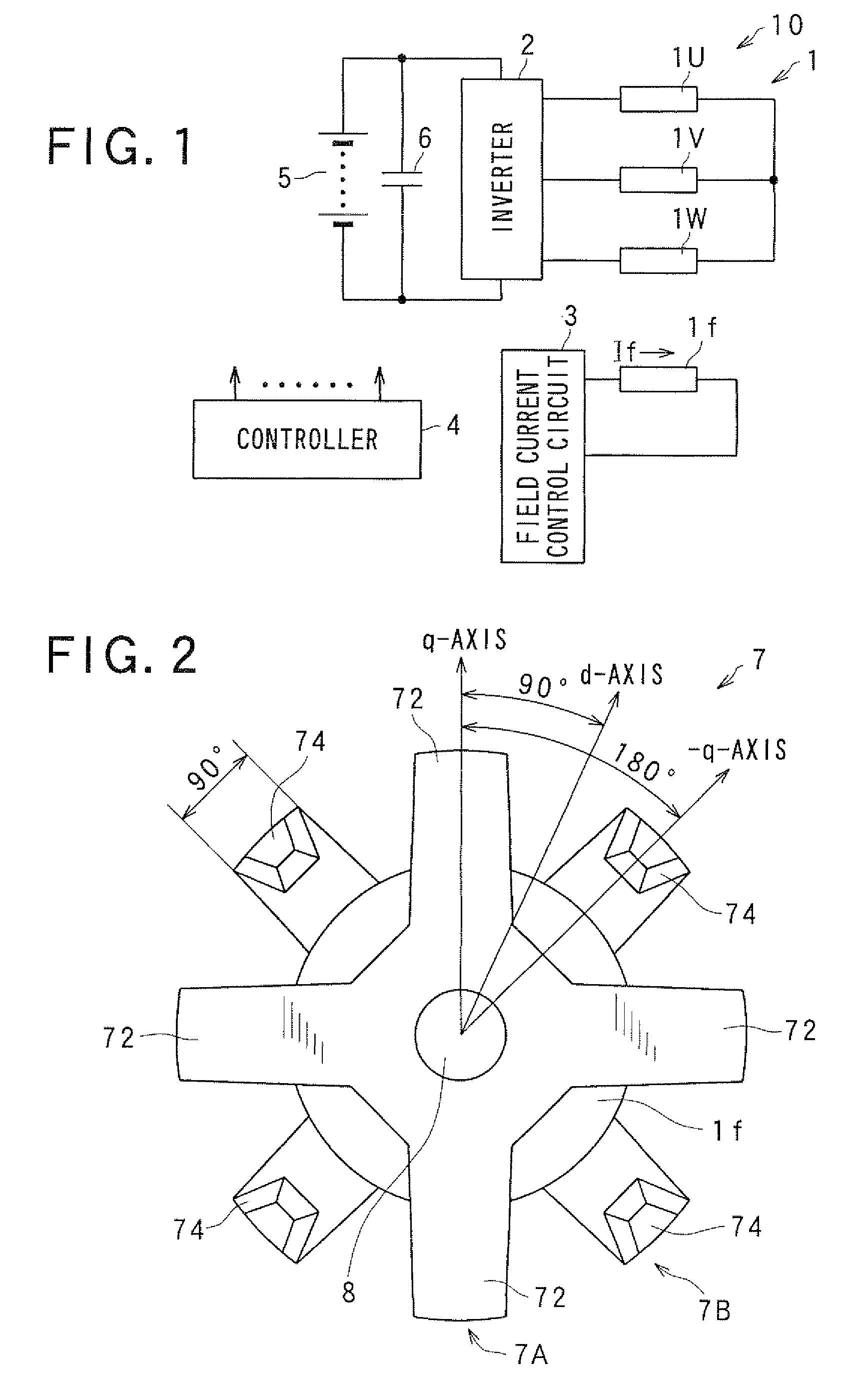 Motor apparatus including lundell motor having lundell-type rotor