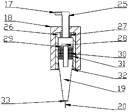 Longitudinal-bending composite ultrasonic vibration degumming method and device based on catenary linear cutter