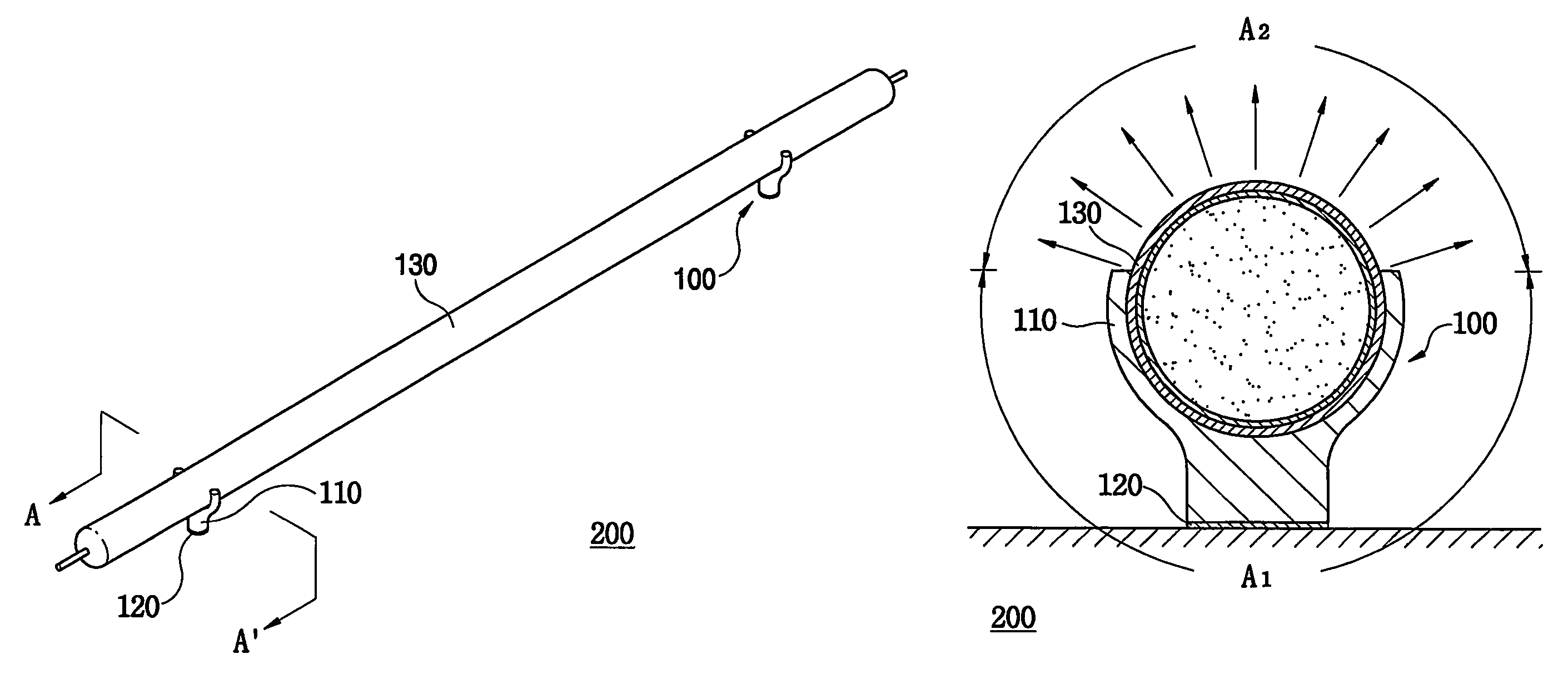 Lamp fixing holder and back light assembly having the same