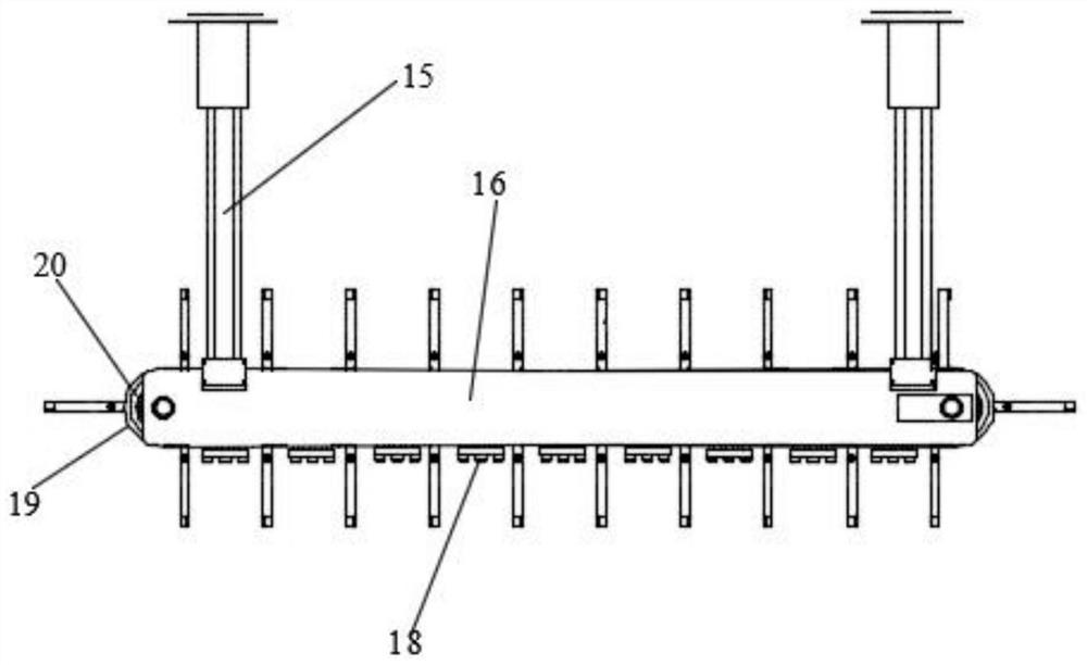 A waste wood treatment device for solid wood furniture processing