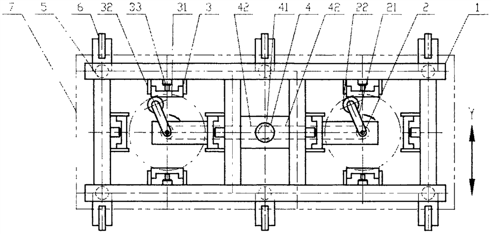 Linear vibration table for prefabricated concrete components and concrete vibration compaction method