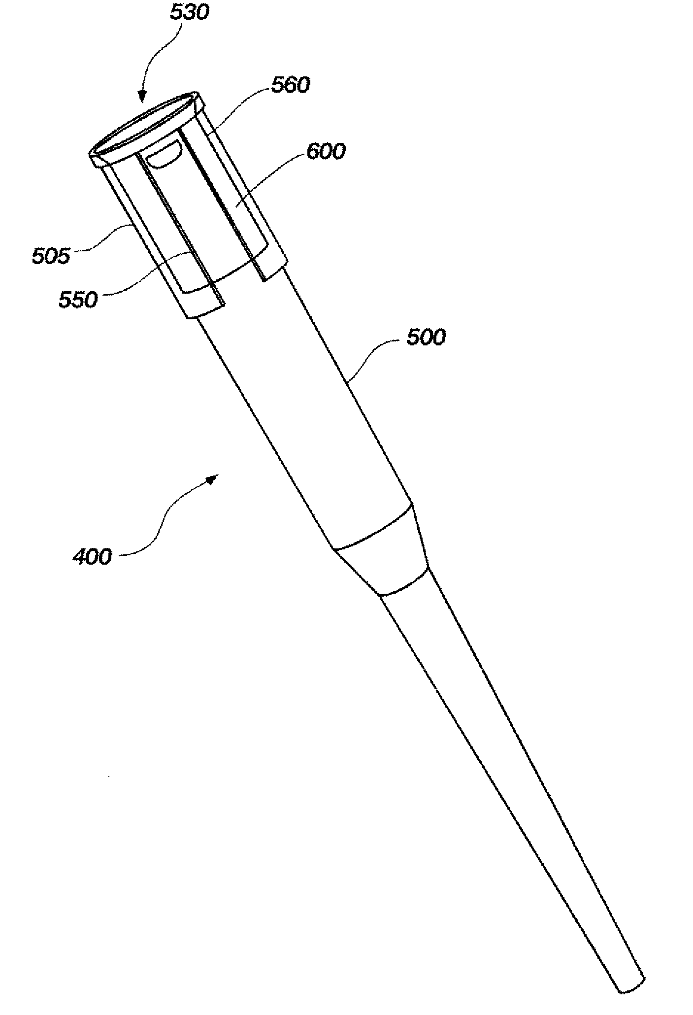 Multi-component pipette tip and associated methods