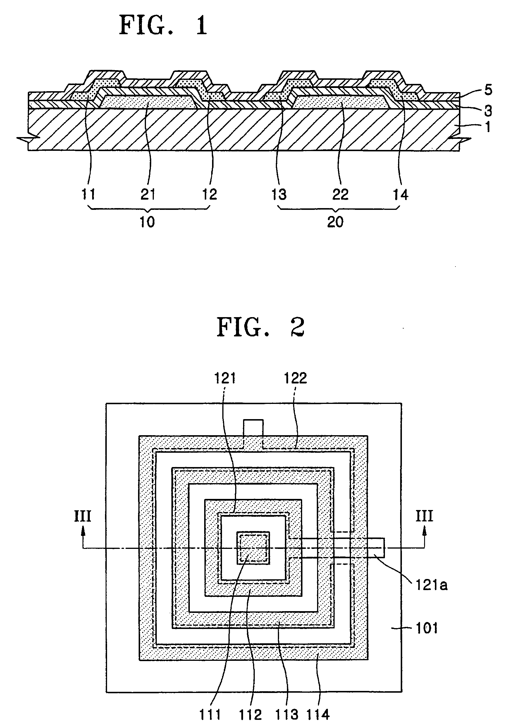 Semiconductor device and flat panel display device having the same
