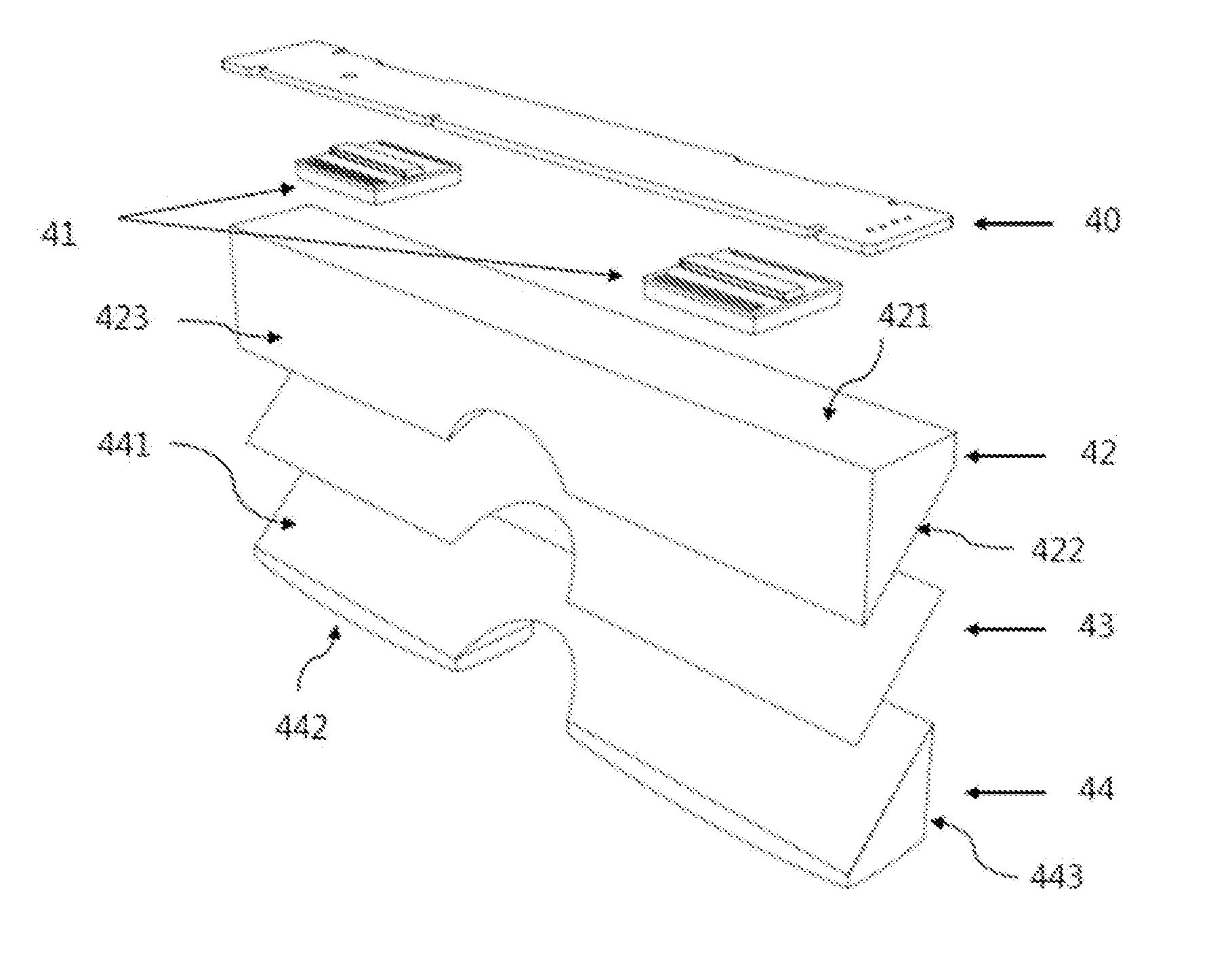 See-through display device capable of ensuring ambient field-of-view