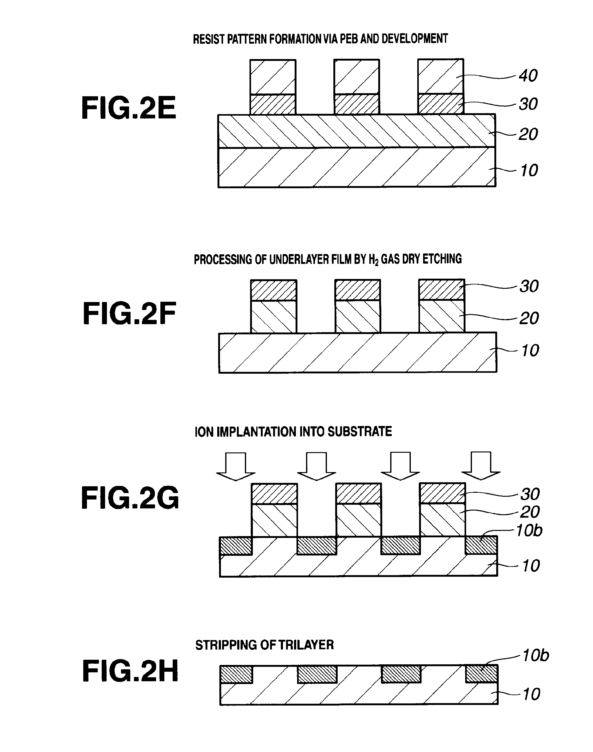 Underlayer film-forming composition and pattern forming process