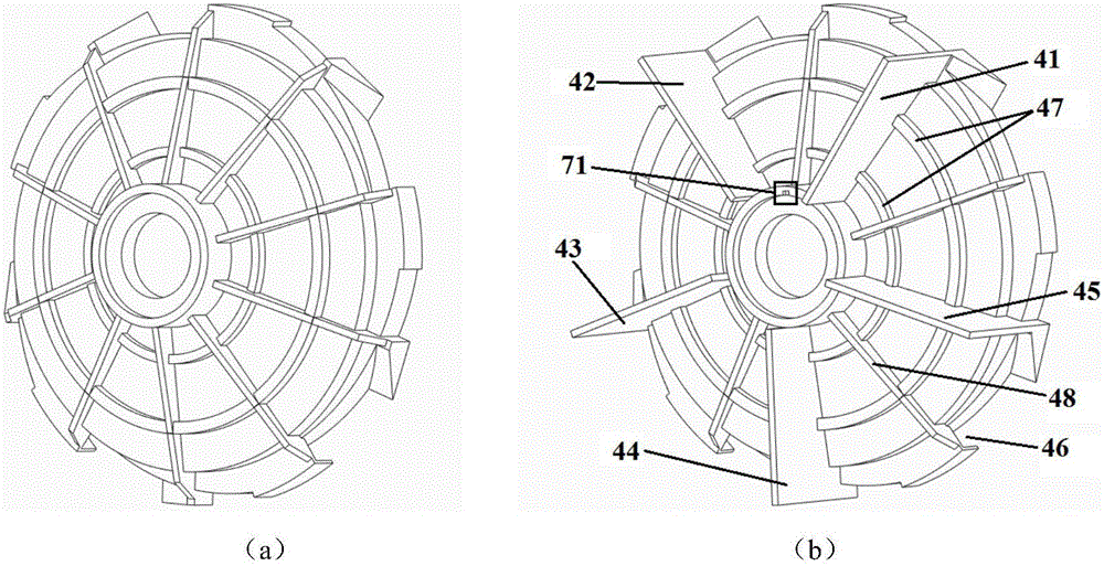 Guide vane for improving self-priming performance of jet-type centrifugal pump