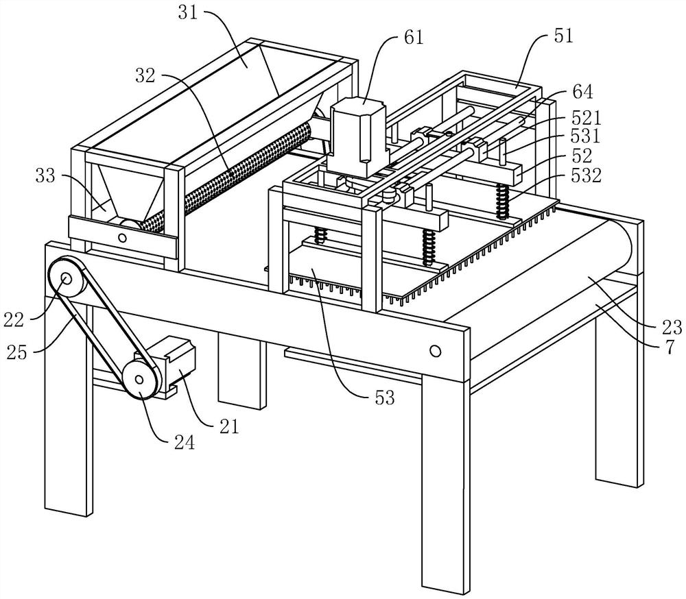 Automatic powder scattering machine for heat-conducting silica gel cloth