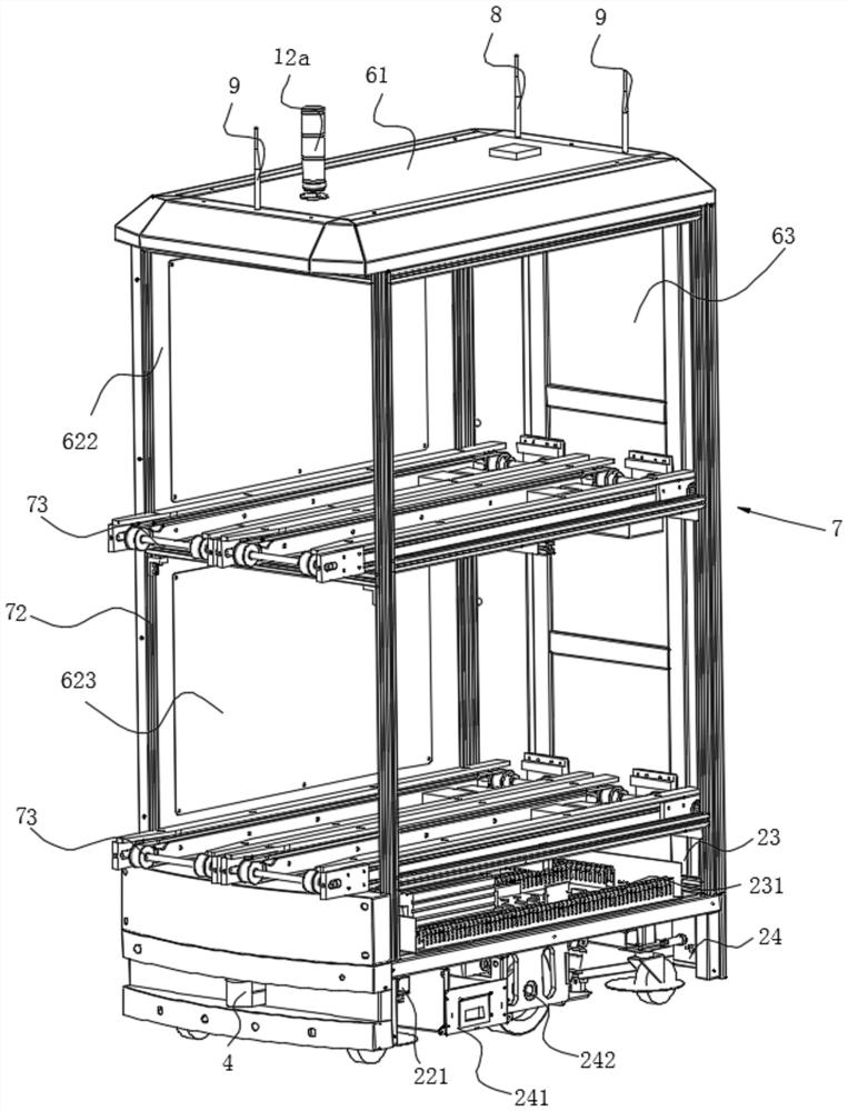 A navigation method and agv based on indoor microwave base station