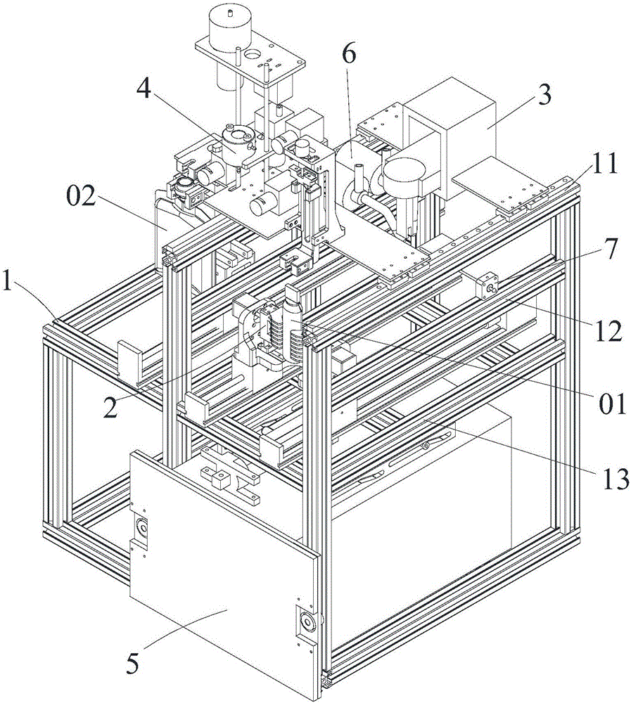 Automatic dispensing system for plastic ampoule bottle and dispensing method