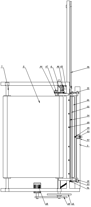 A device for extracting brazing and cutting materials for insulating crepe paper tubes