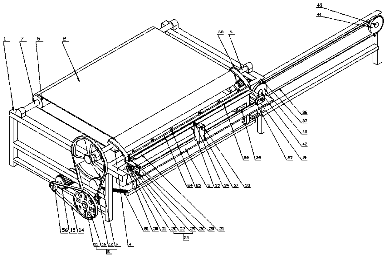 A device for extracting brazing and cutting materials for insulating crepe paper tubes