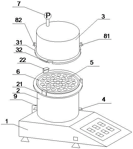 Chemical parallel reaction device