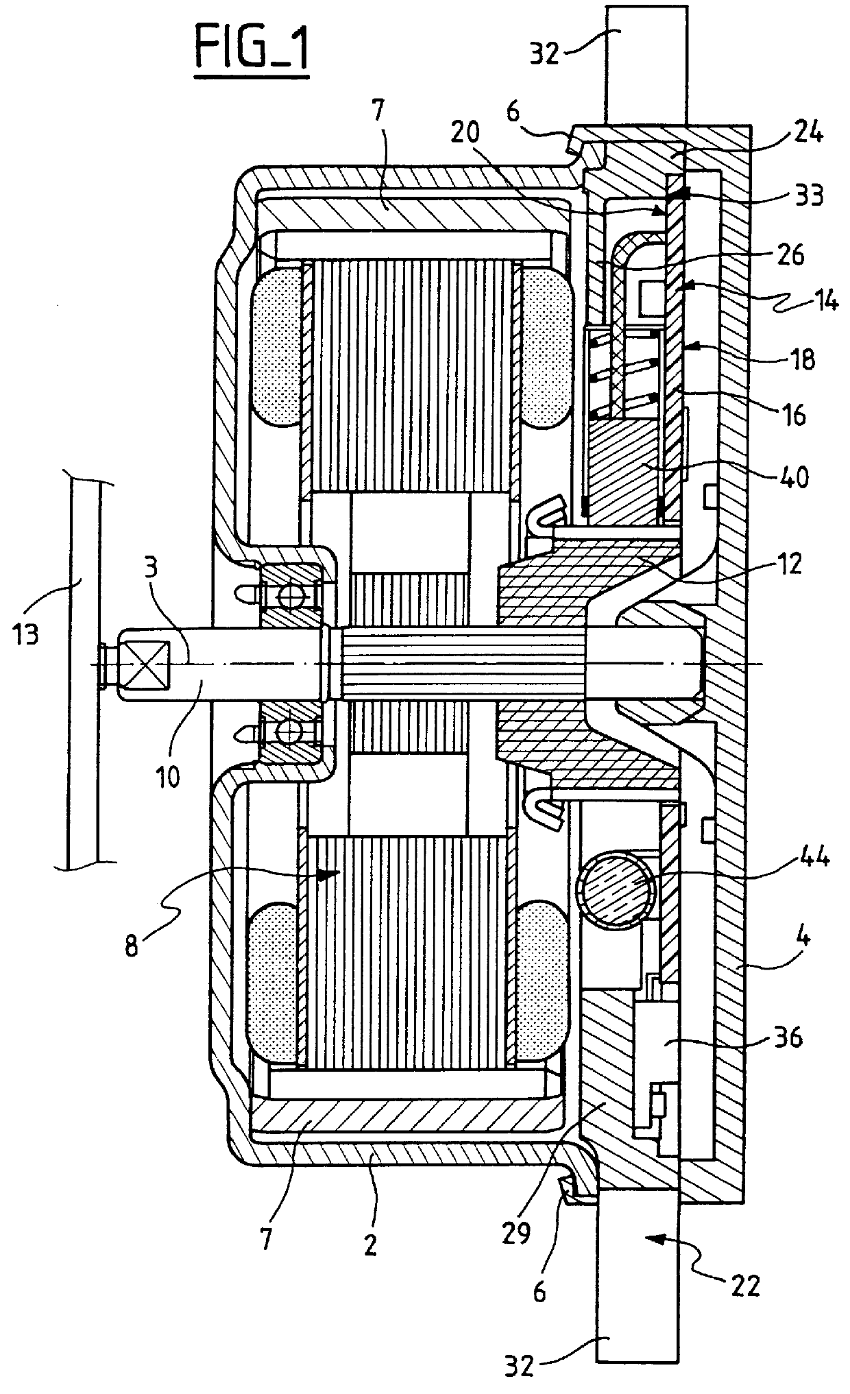 Electric motor incorporating its own electronic control