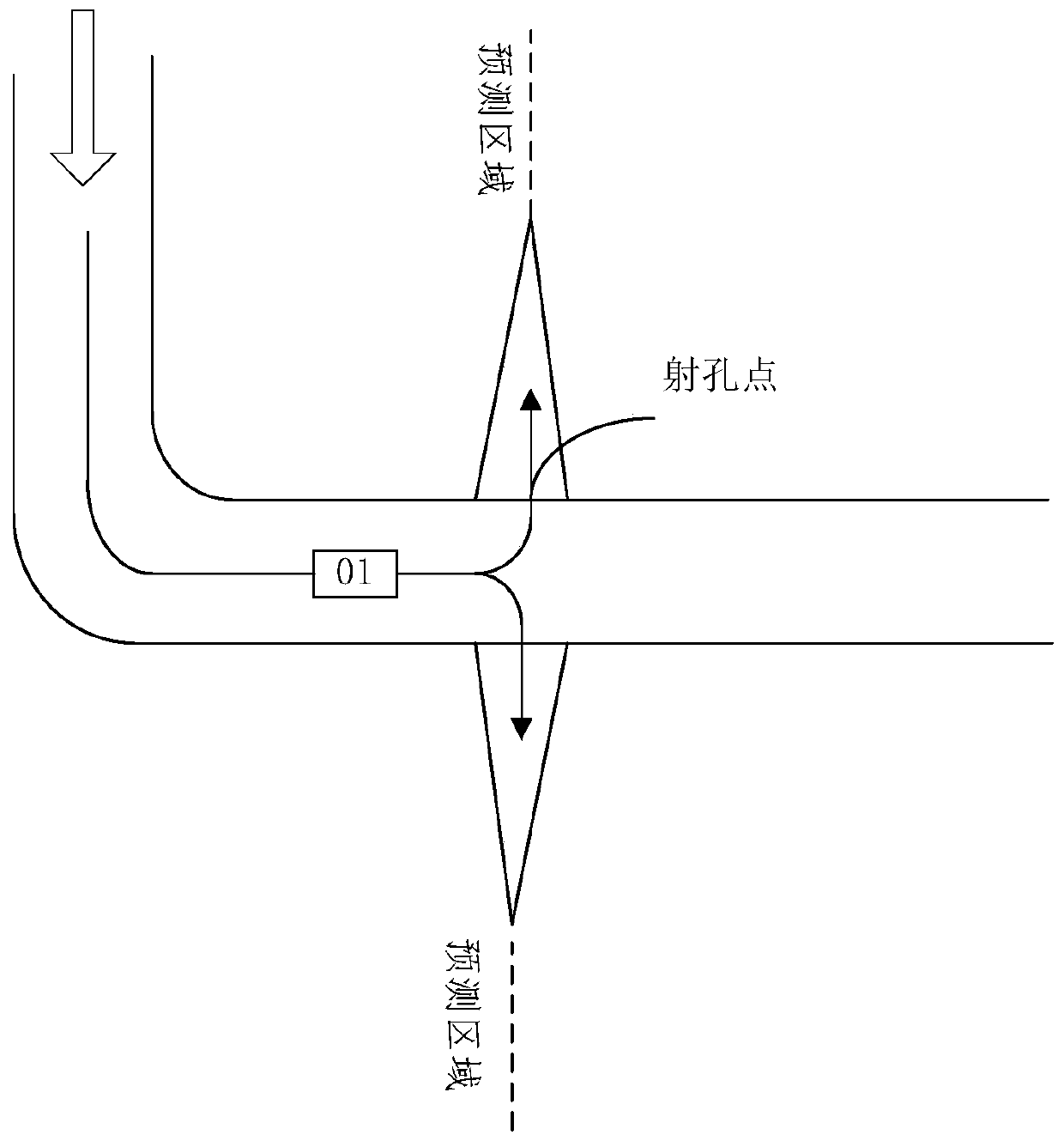 Hydraulic fracturing artificial fracture prediction method, device and equipment and storage medium