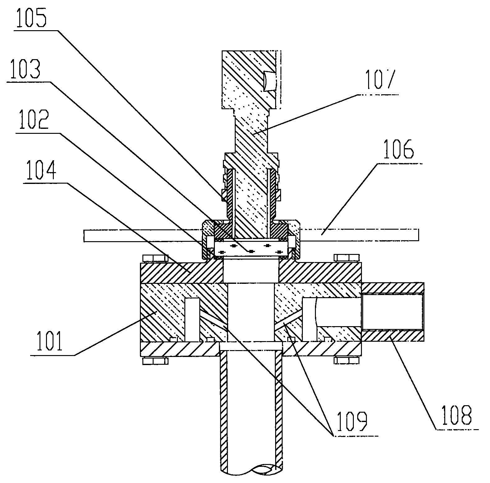 Cooling device of flame detector