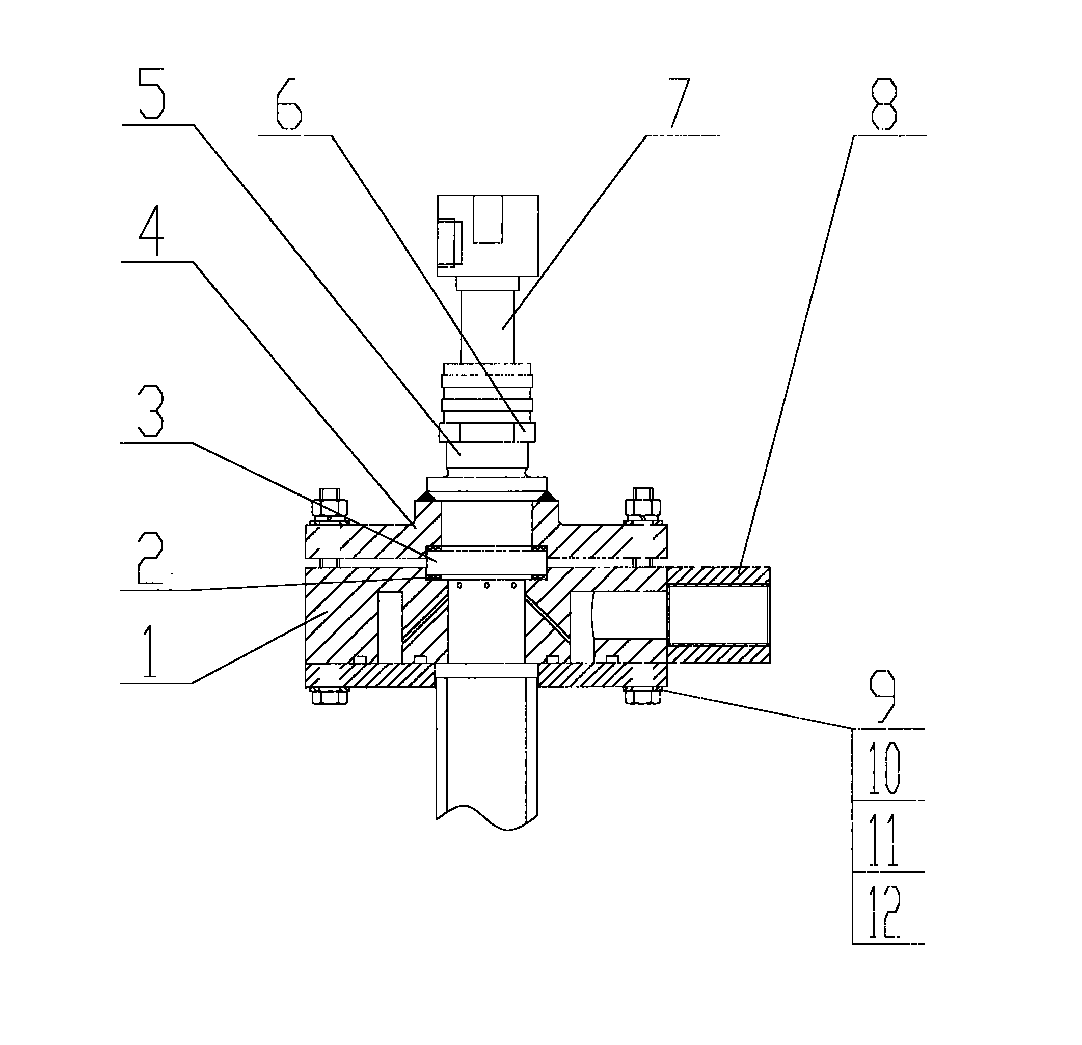 Cooling device of flame detector
