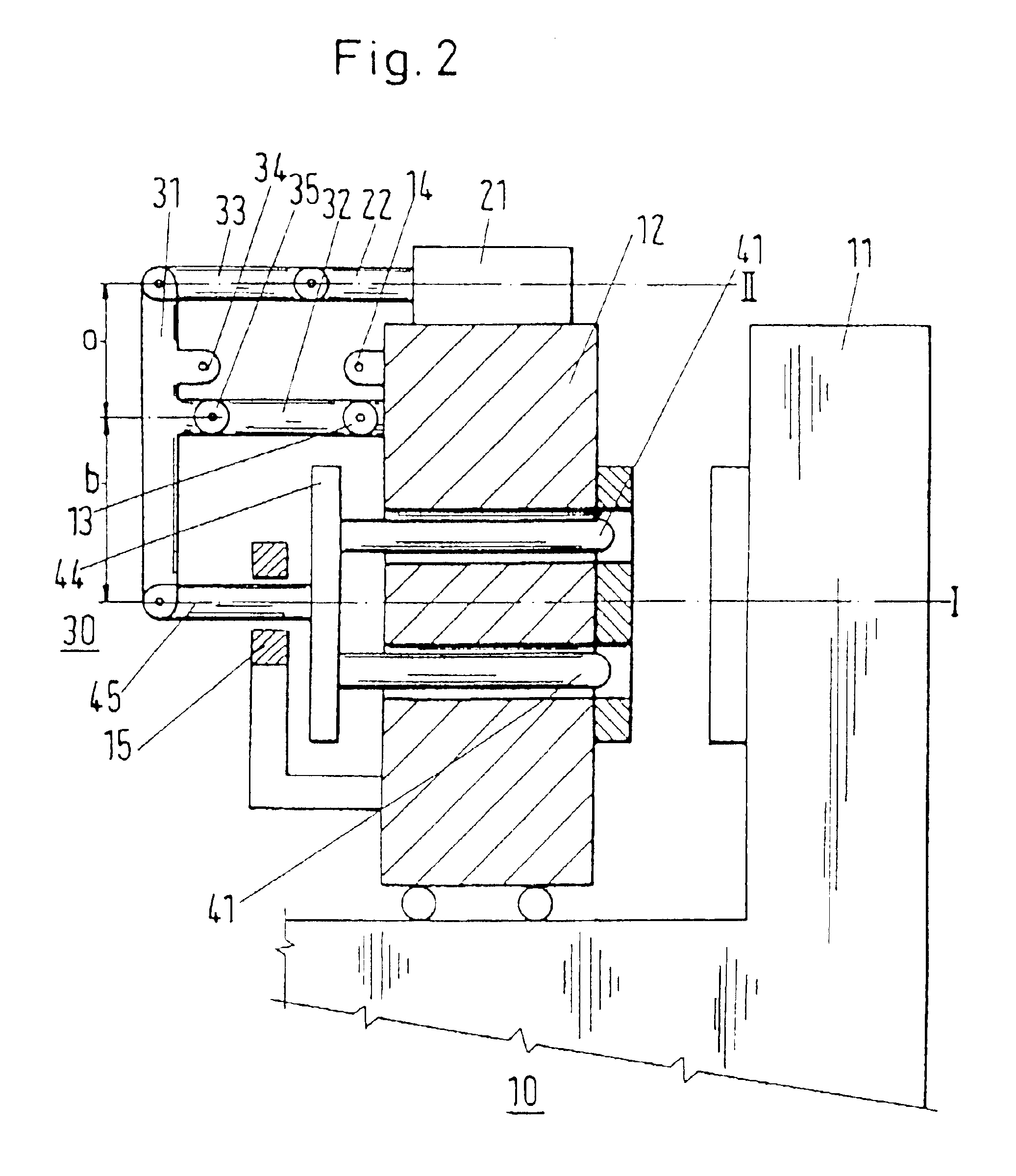 Ejector device for an injection molding machine for plastics