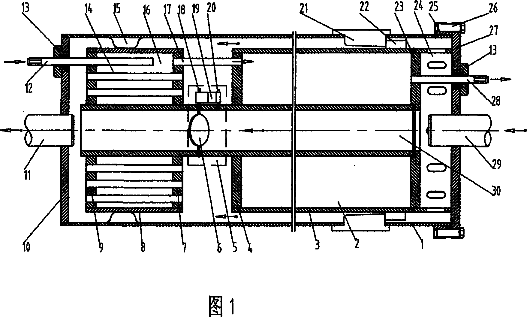 Exhaust heat airborne follow type hydrogen production plant with built-in thermostat
