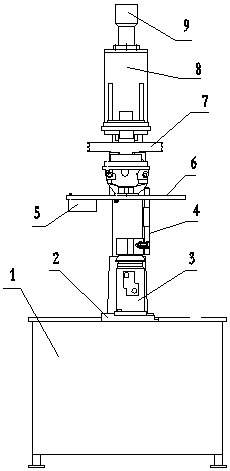 Swivel joint rotary flushing device