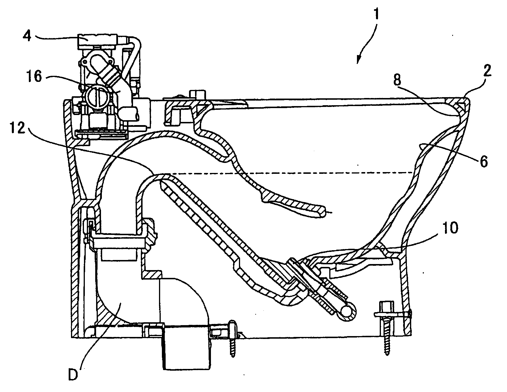 Vacuum breaker, and water-feed valve assembly and water closet provided therewith