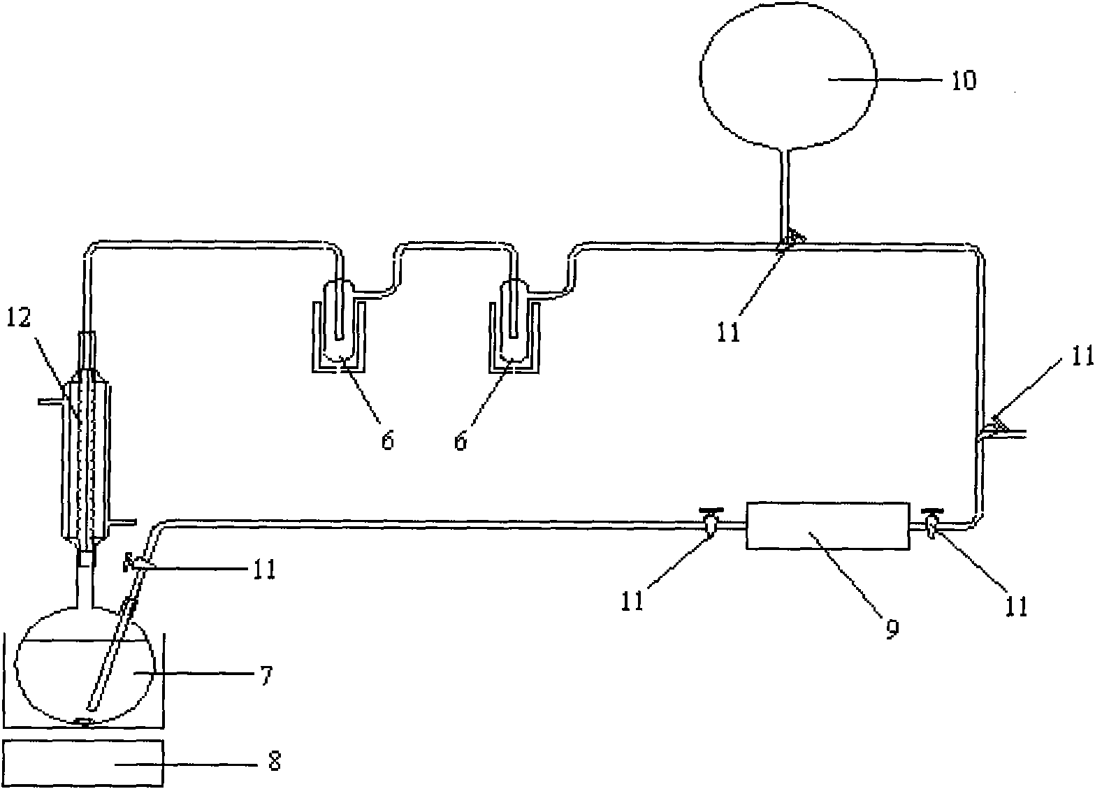 Preparation method of isotope 13C-marked aldehyde