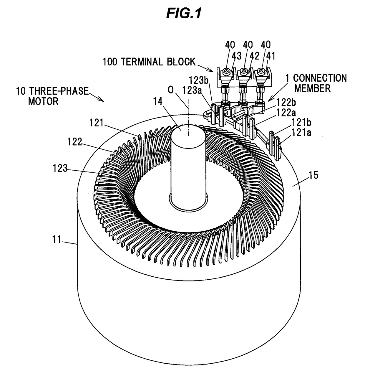 Rotating electrical machine connection component and method of manufacturing the same