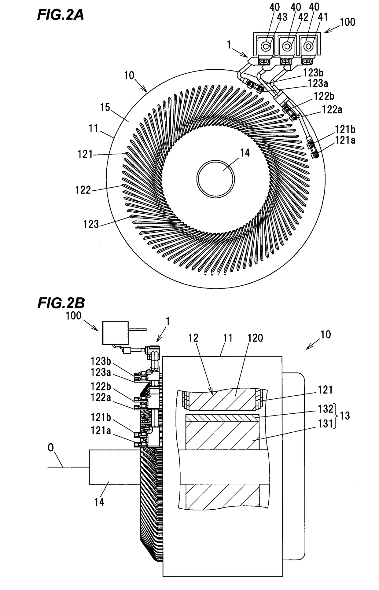 Rotating electrical machine connection component and method of manufacturing the same