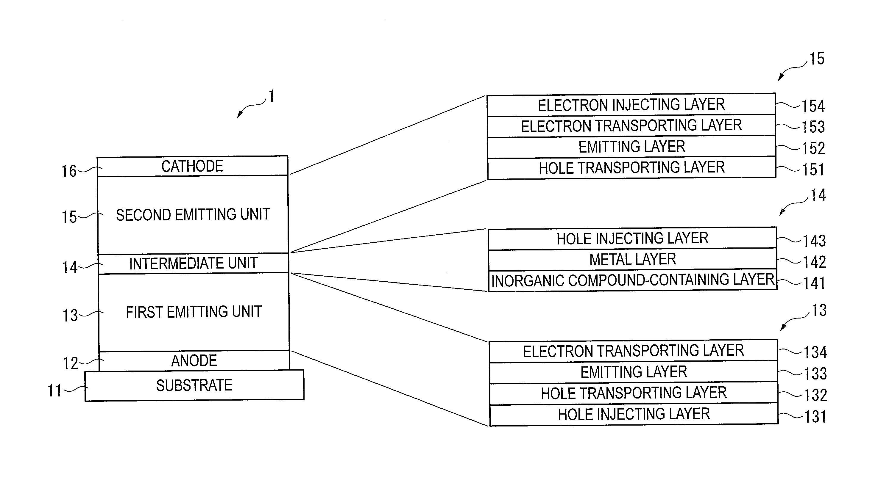 Organic electroluminescent element