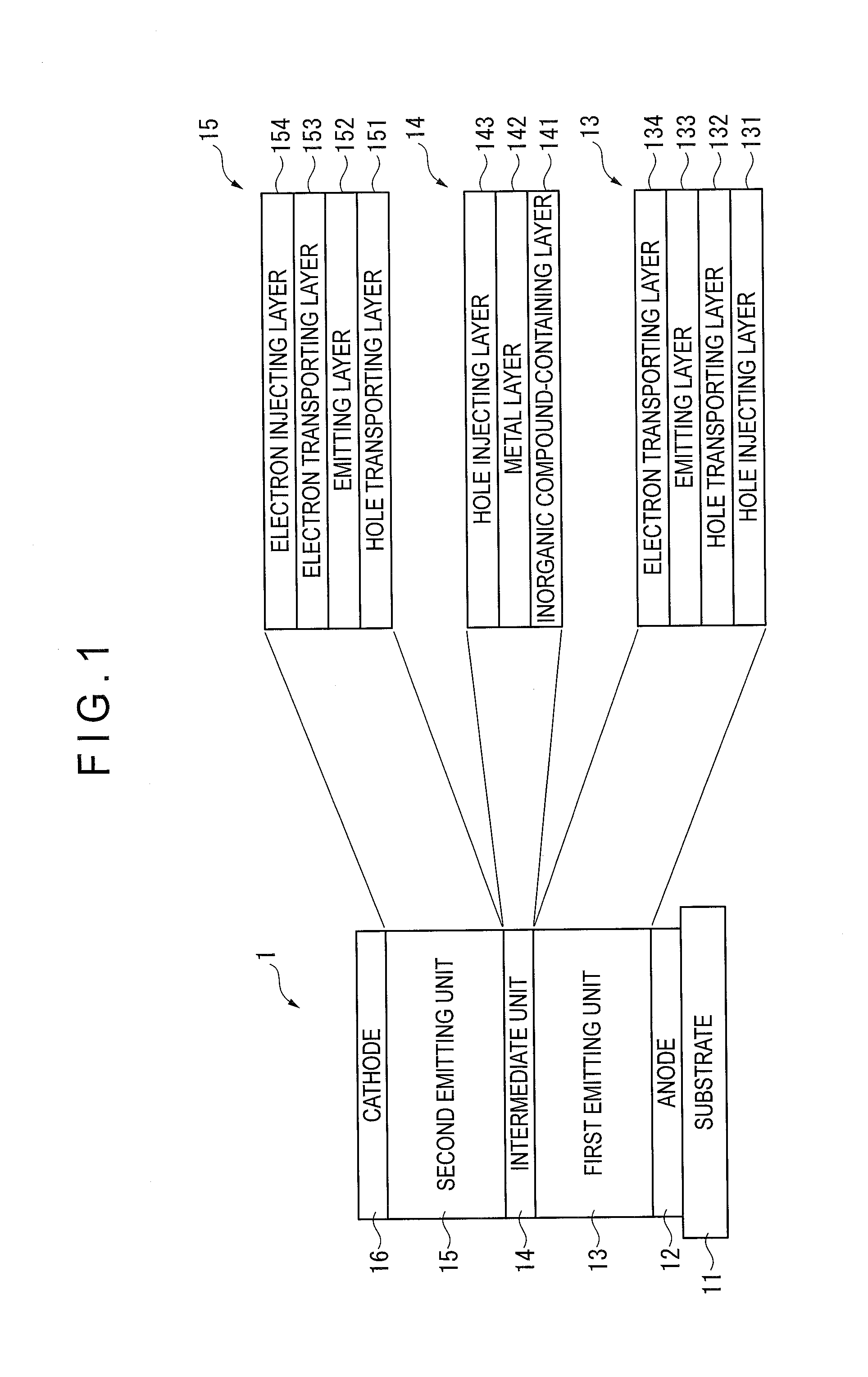 Organic electroluminescent element