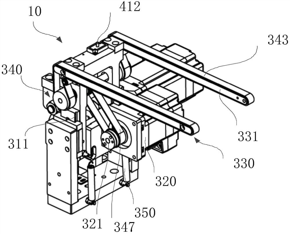 Cantilever type conveying device