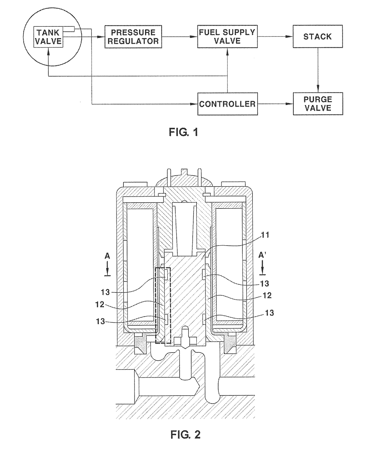 Structure for preventing vibration of solenoid valve
