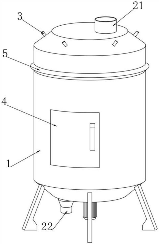 A plastic pellet recycling system