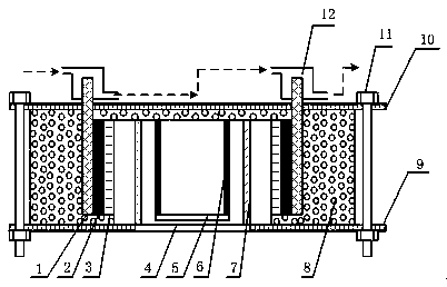 Heat pipe type solar energy thermophotovoltaic and optothermal integrated device