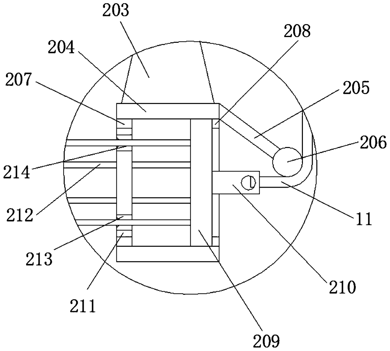 Weight-bearing inverted abdominal muscle training device capable of stimulating muscles in multiple directions