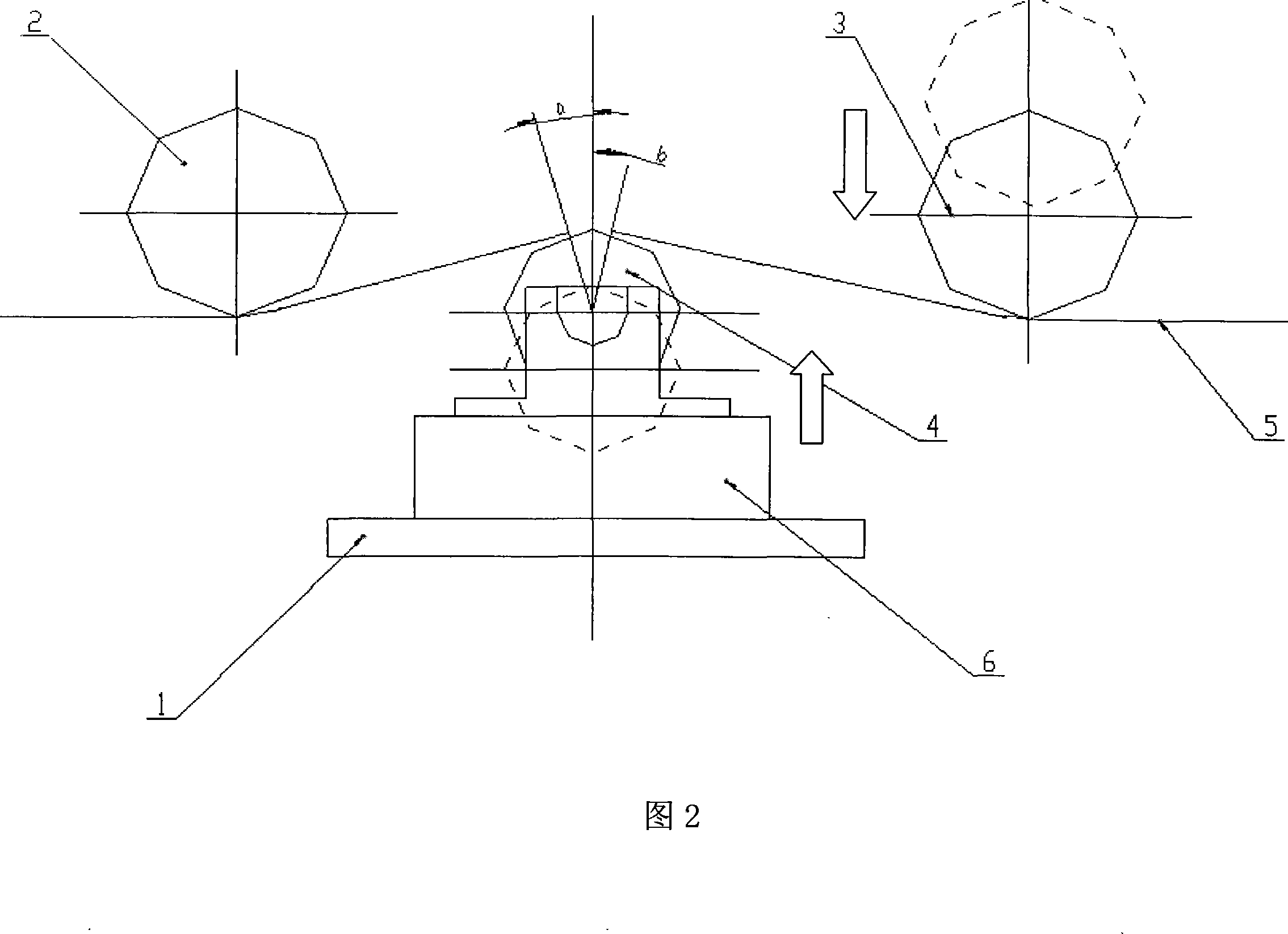 On-line tension force detecting mechanism