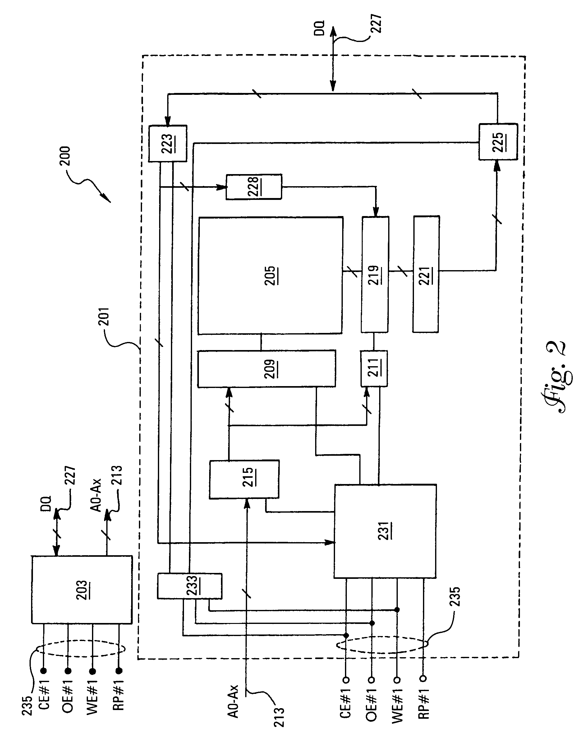 Flash cell fuse circuit