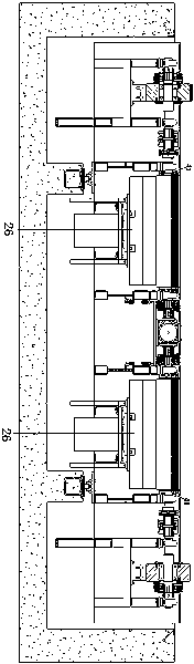 Vehicle inertia table with clutches