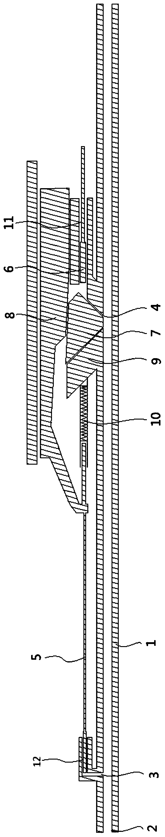 Sensing type air guiding device