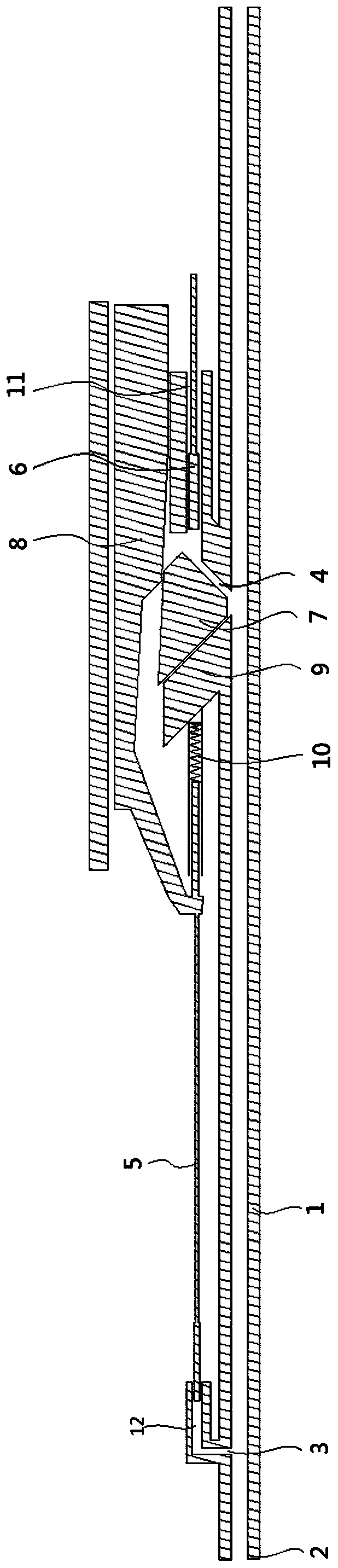 Sensing type air guiding device