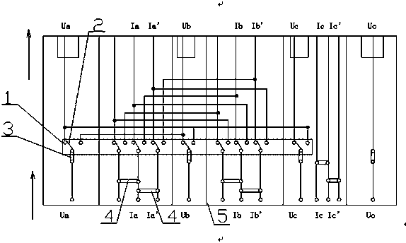 Transformation combined junction box with changeable phase sequence