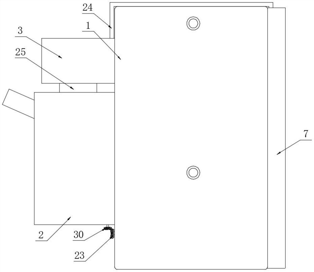 Self-circulation biomass energy mixed combustion pretreatment device